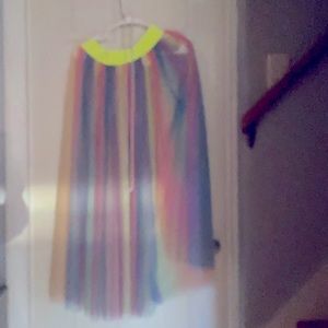 Full length sheer fluffy rainbow tutu 🌈